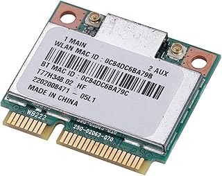 Placa de rede, Dual Band 2.4G / 5Ghz AR5B22 Rede 300Mbps 4.0 WIFI Mini PCI-E Wireless Card dispositivo de teste de rede Placa WIFI