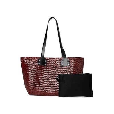 AllSaints Mosley Straw Tote Tote Handbags Peat Brown, Cotton/Straw/Twill