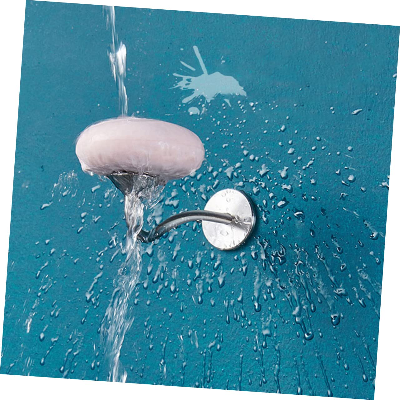 2piezas Soporte De Jabón Magnético De Inoxidable para Montaje Pared Organizador para Ducha Baño y Cocina Resistente Drenaje