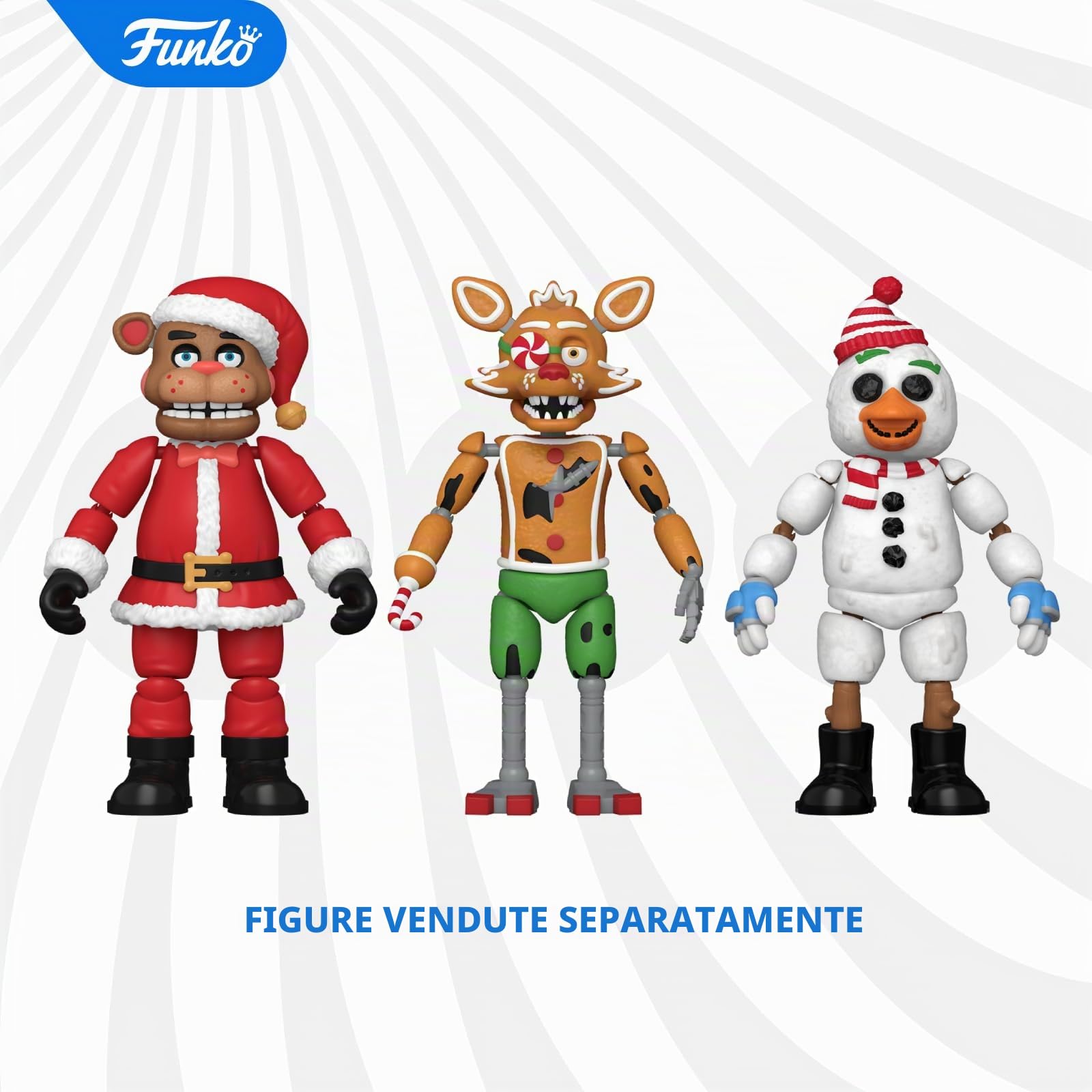 Funko Action Figure: Five Nights At Freddy's (FNAF)- Holiday Foxy - Giocattolo da Collezione - Idea Regalo - Merchandising Ufficiale - Video Games Fans