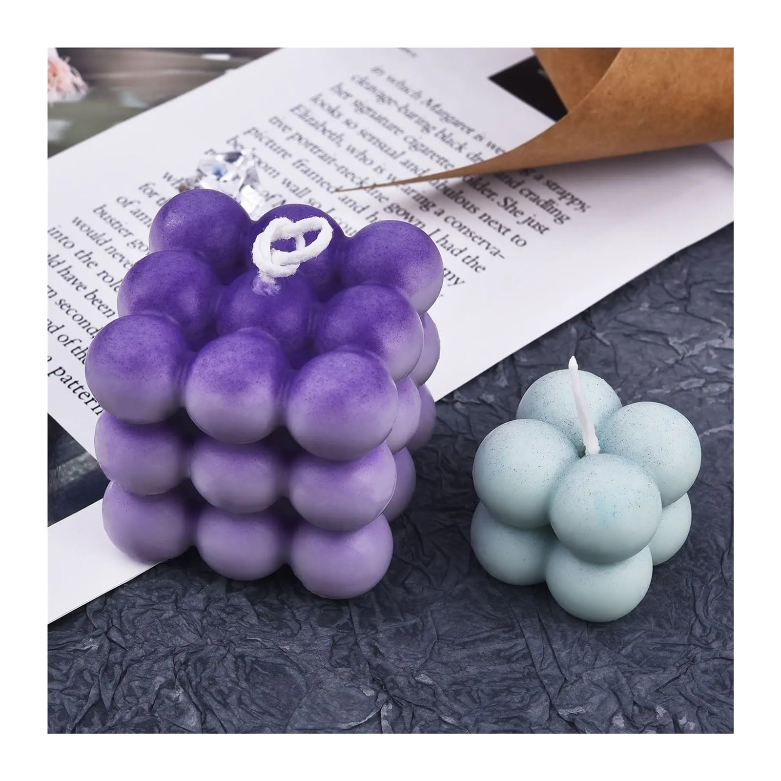 Kerzendocht 100 Stück Rauchfreie Kerzendochte, 2,6–20 cm, Vorgewachster Baumwollkern Mit Metall-Halterungslaschen(15cm-100pcs)