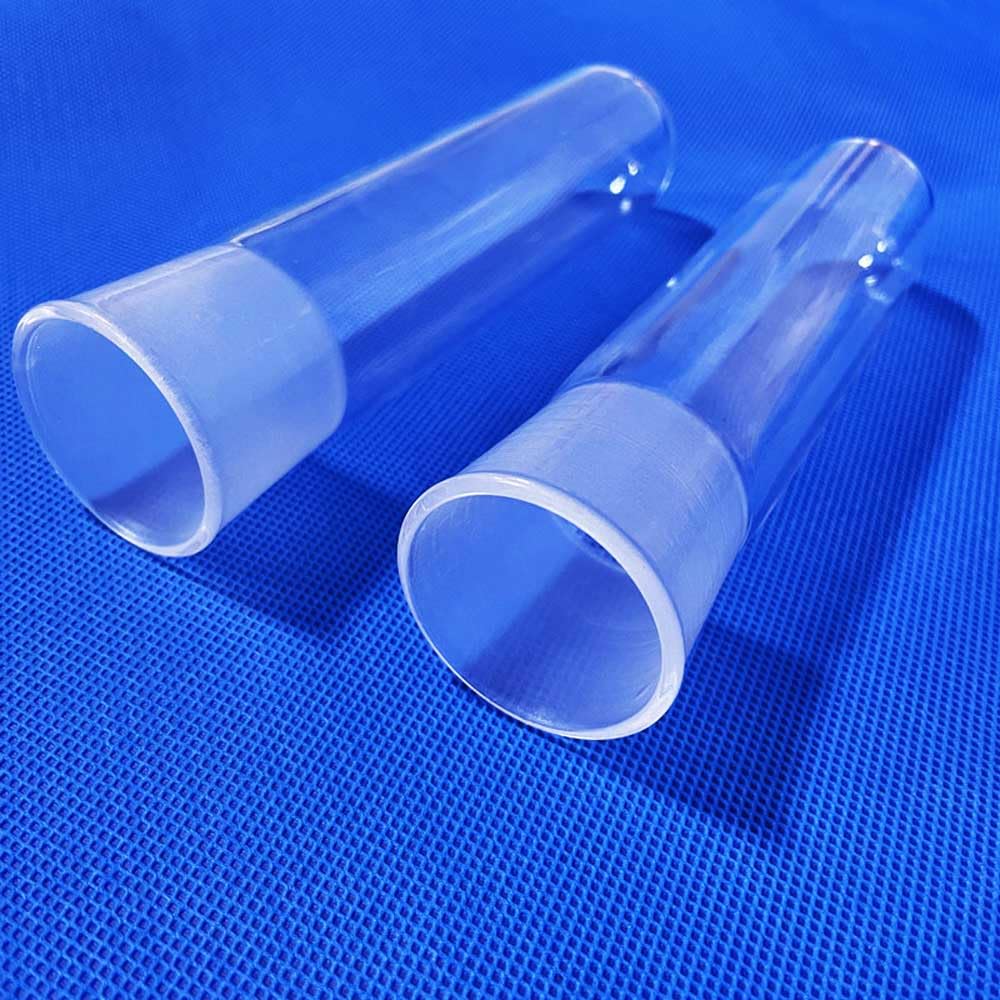 Probówki kwarcowe odporne na wysoką temperaturę, pojemność od 10 ml do 100 ml, okrągłodenne, z matowym korkiem， 1 szt.(30mL 22x155mm)