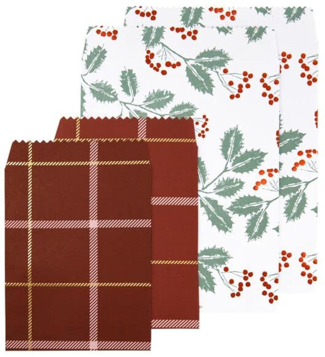 Hema Paper Gift Envelopes 4-Pack, Red/White
