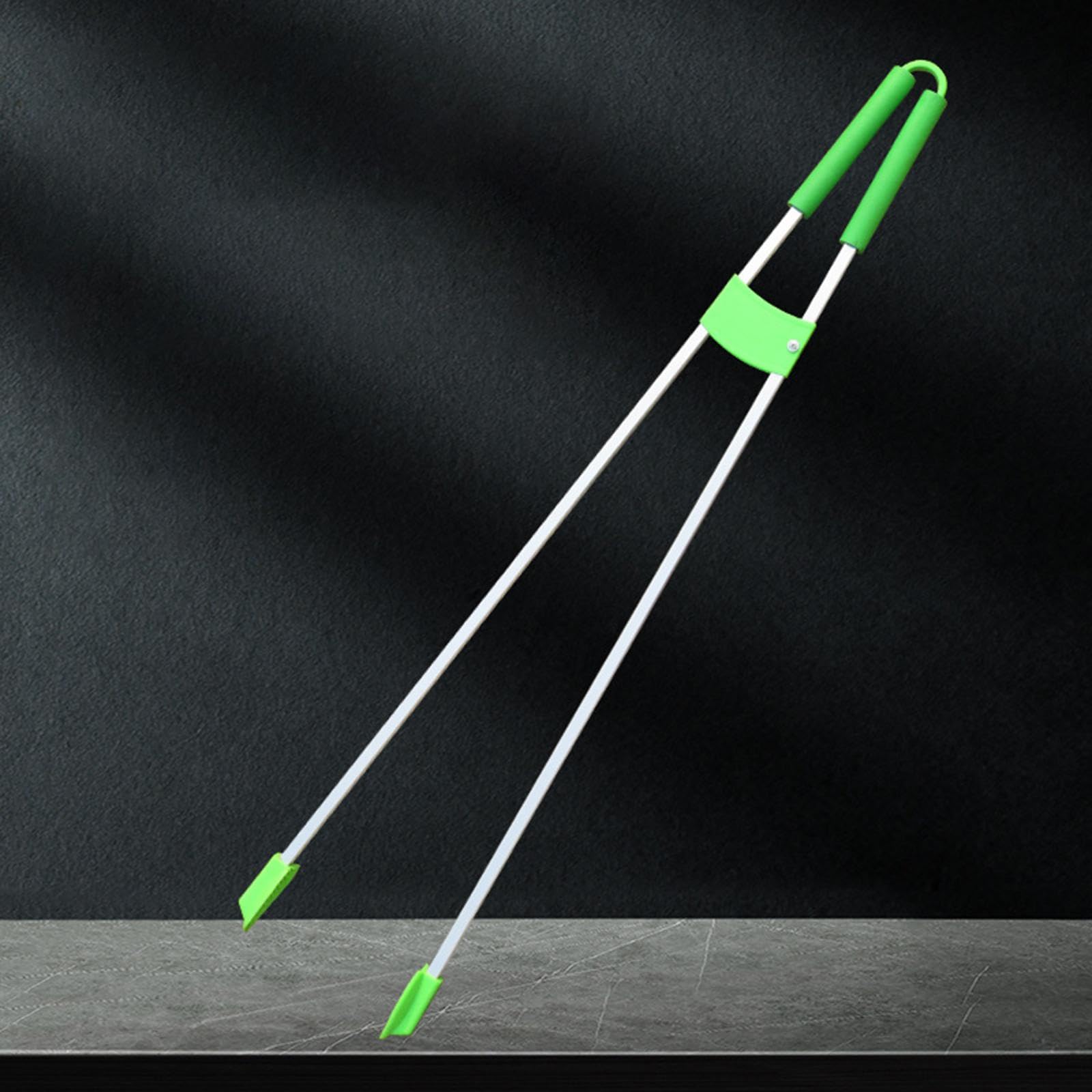 Trash Claw Grabber con Mango Largo Pinza Recogedora de Basura Herramienta de Alcance Ergonómica Fabricada en Aleación de Aluminio Adecuada para Limpie, Punta de Goma