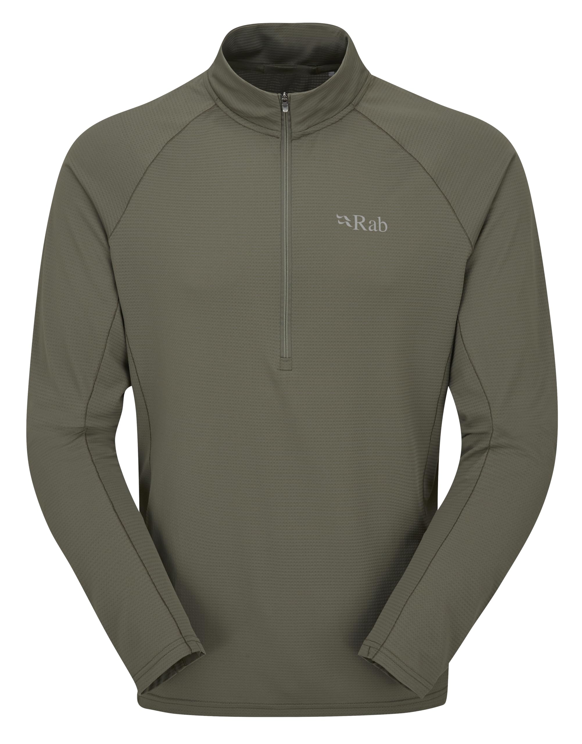 Rab Men's Light Khaki/Light Khaki ’S Sonic Ls Zip Lightweight Breathable Long-Sleeve T-Shirt For Trail Running & Trekking - XX-Large