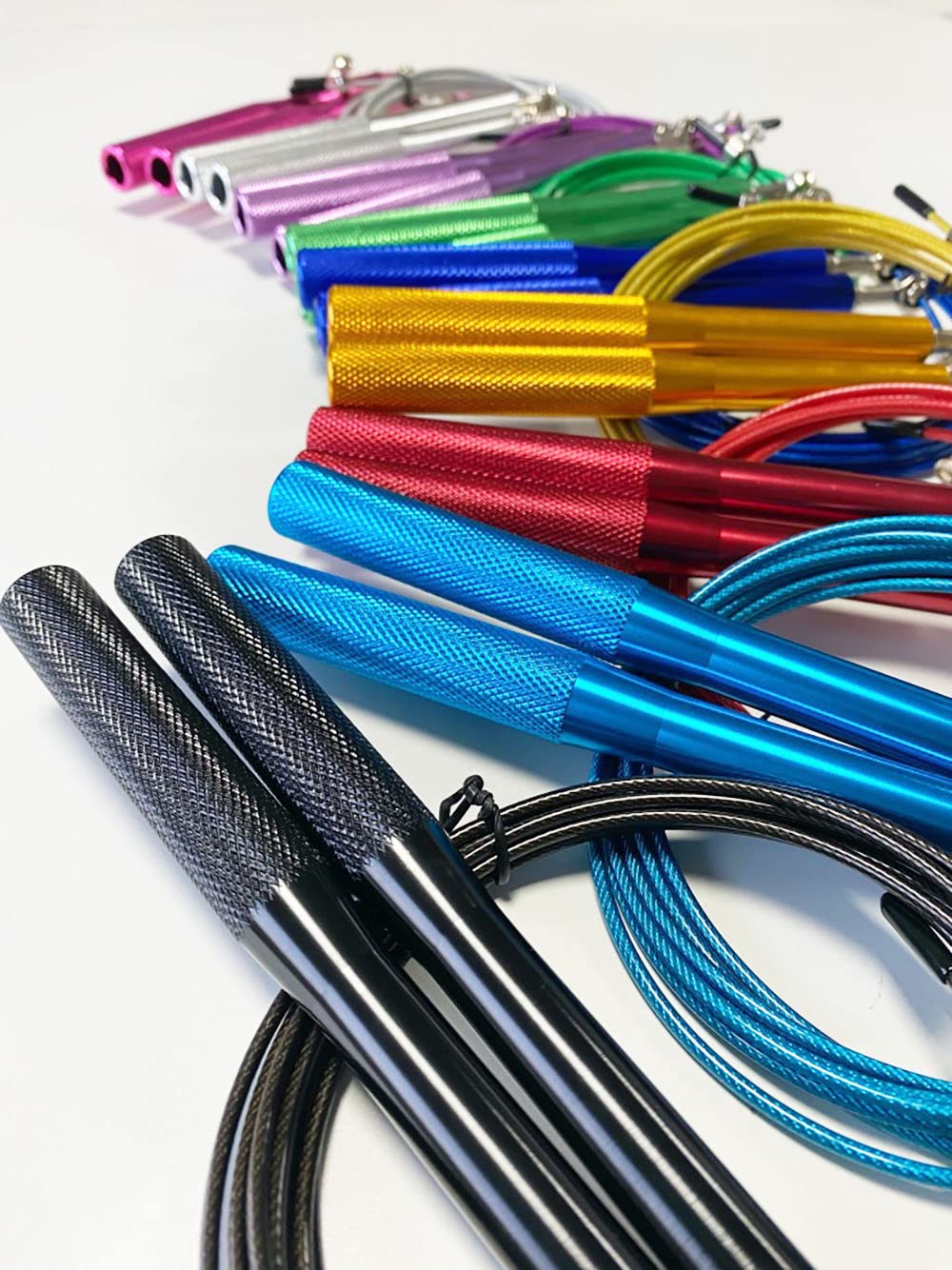 Allenamento Cardio Fitness Corda Per Saltare Professionale PicSil - Con Cuscinetti Doppi Per Alta Velocità, Regolabile, Per Fitness E Boxe Cuscinetti Doppi Corda - Foto 2