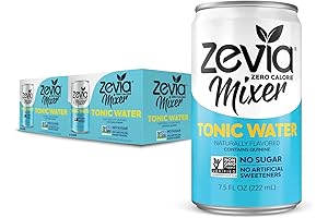 Zevia Zero Calorie Mixer, Tonic Water, Perfect for Prime Pantry Shopping (Pack of 12)
