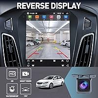 Vista 6 de Radio estéreo para automóvil Ford Focus 2012-2018 con Carplay/Android Auto, pantalla táctil IPS de 10.4 pulgadas de reemplazo con navegación