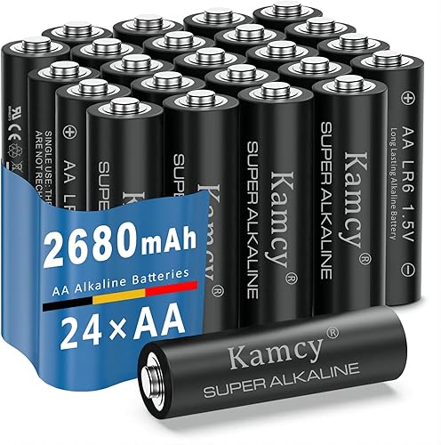Baterías AA, paquete de 24 pilas doble A, batería doble A con potencia de larga duración, batería alcalina AA para dispositivos domésticos y de disponible en Yaxa Guatemala