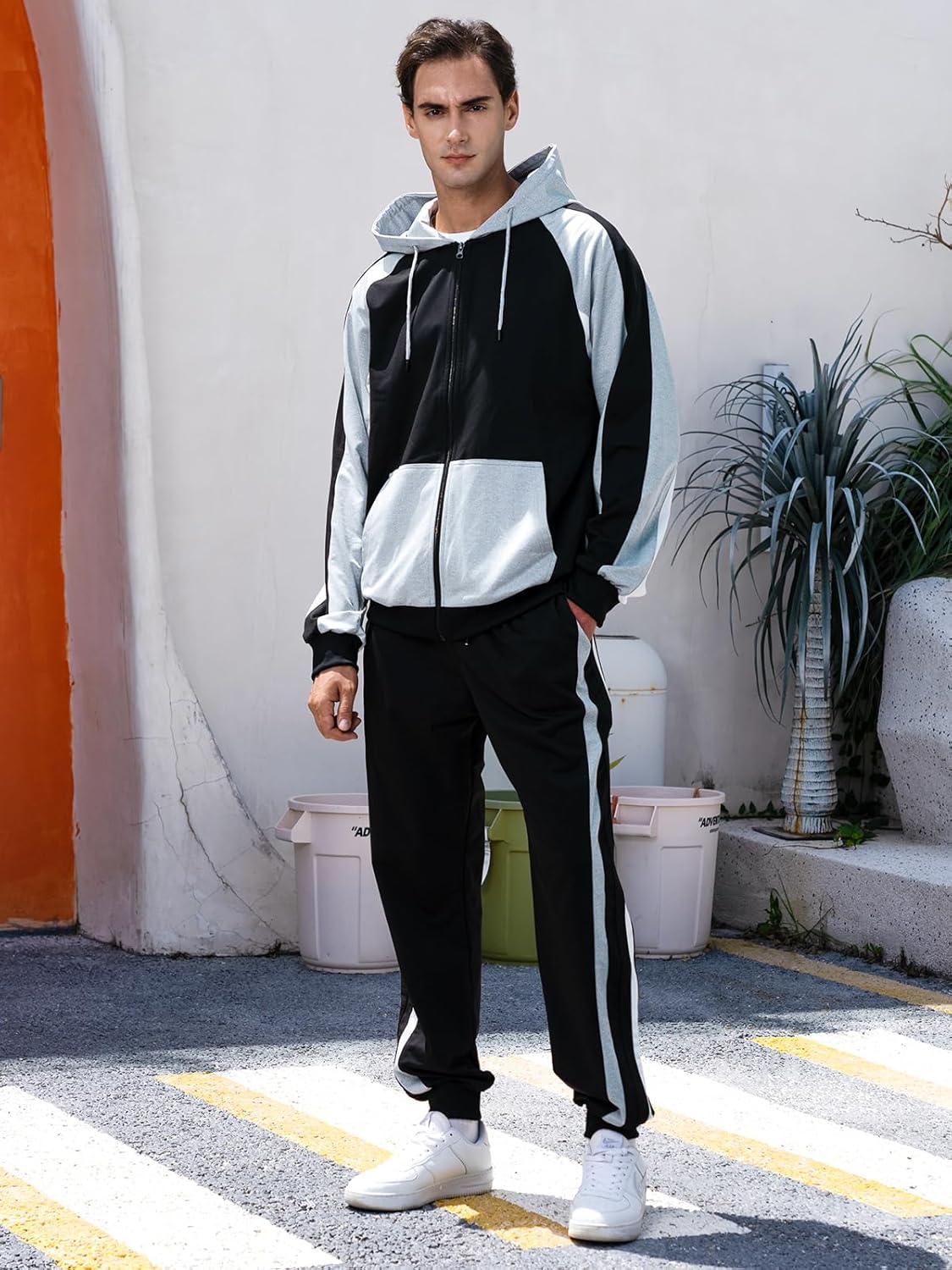 LL Track Suits Mens Sweatsuits for Men Jogging Suits 2 Piece Set Hoodie Outfits - Image 5