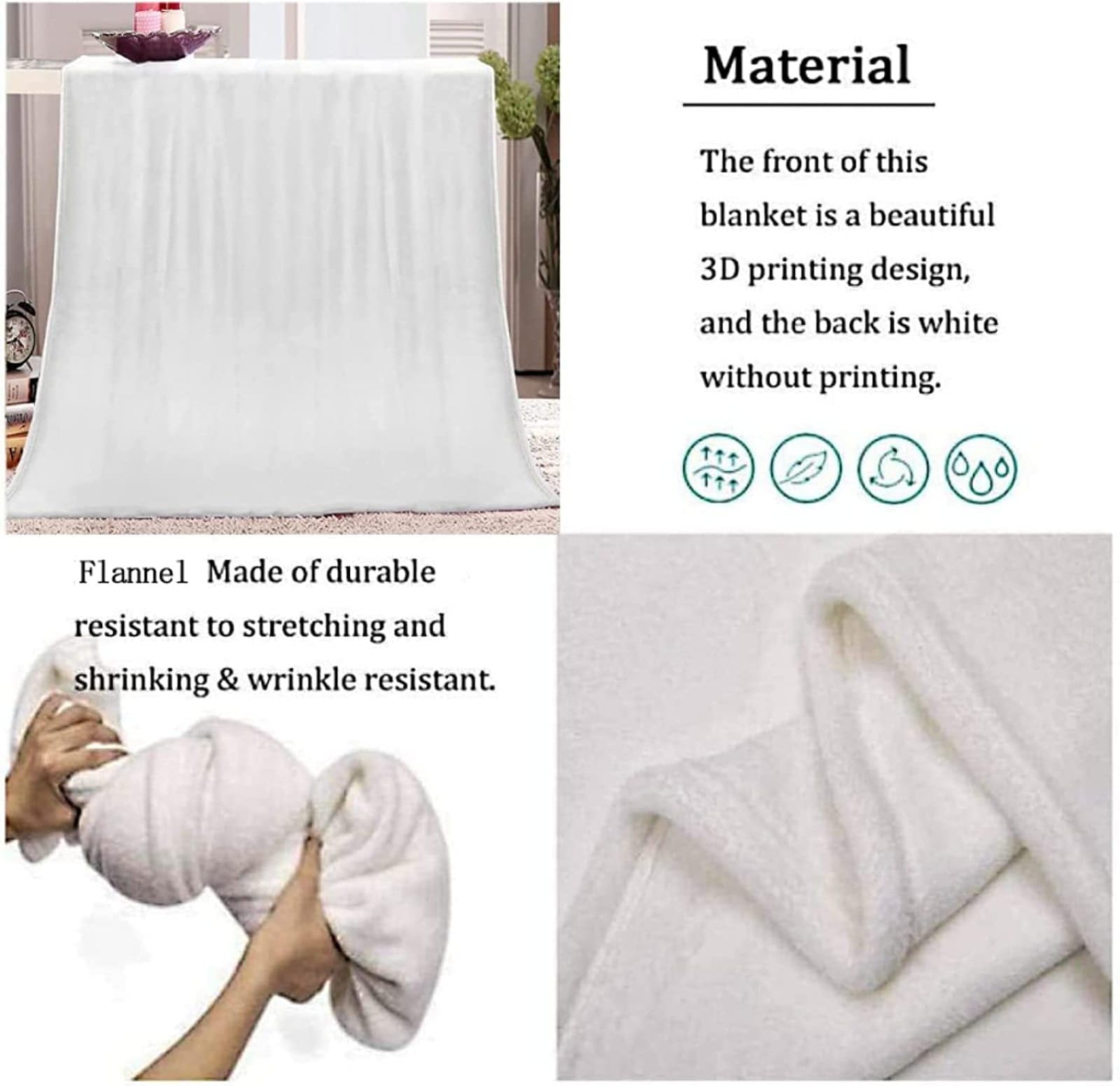 Coperta Pile Singola 130x150 Cm - Morbida Coperta Invernale Per Divano E Letto | Blu Navy - Foto 6