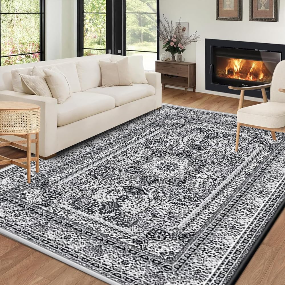 160 X 230 Cm , Majestic) Traditional Large Rugs Nonslip Living Room Bedroom Carpets Kitchen Hallway Runner Rug & Door Mats On - View #6