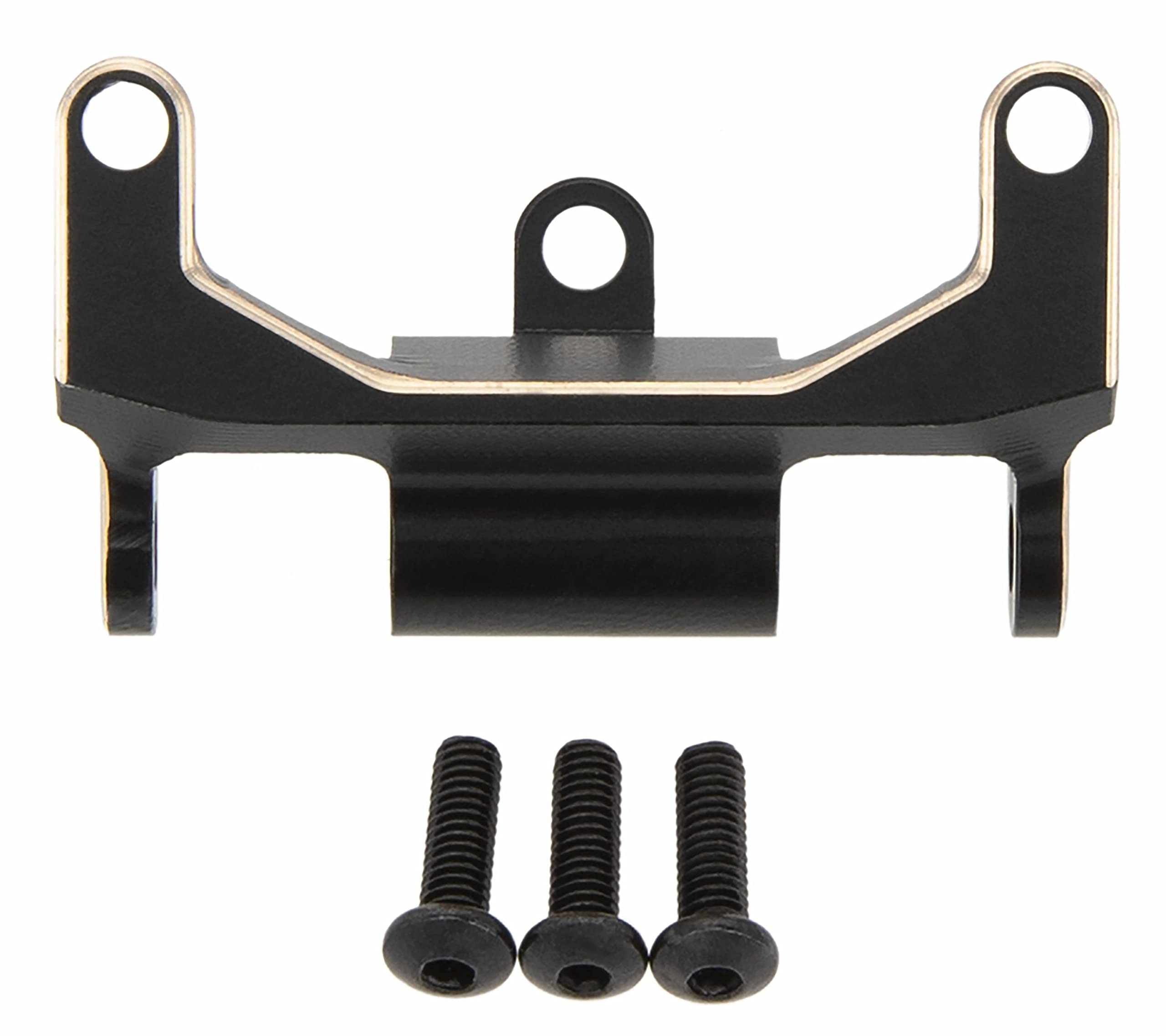 MEUS RACING 1/18 RC Model Car Brass Rear Link Mount Multi-Hole Installation 11g/pc for AXIAL UTB18 Capra Trail Buggy #AXI212012 Upgrade Parts Black Gold