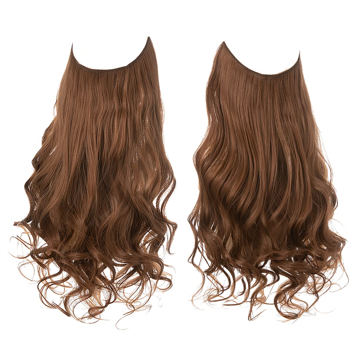 SARLA Halo Synthetic Hairpieces Flip In Synthetic Hair Extensions