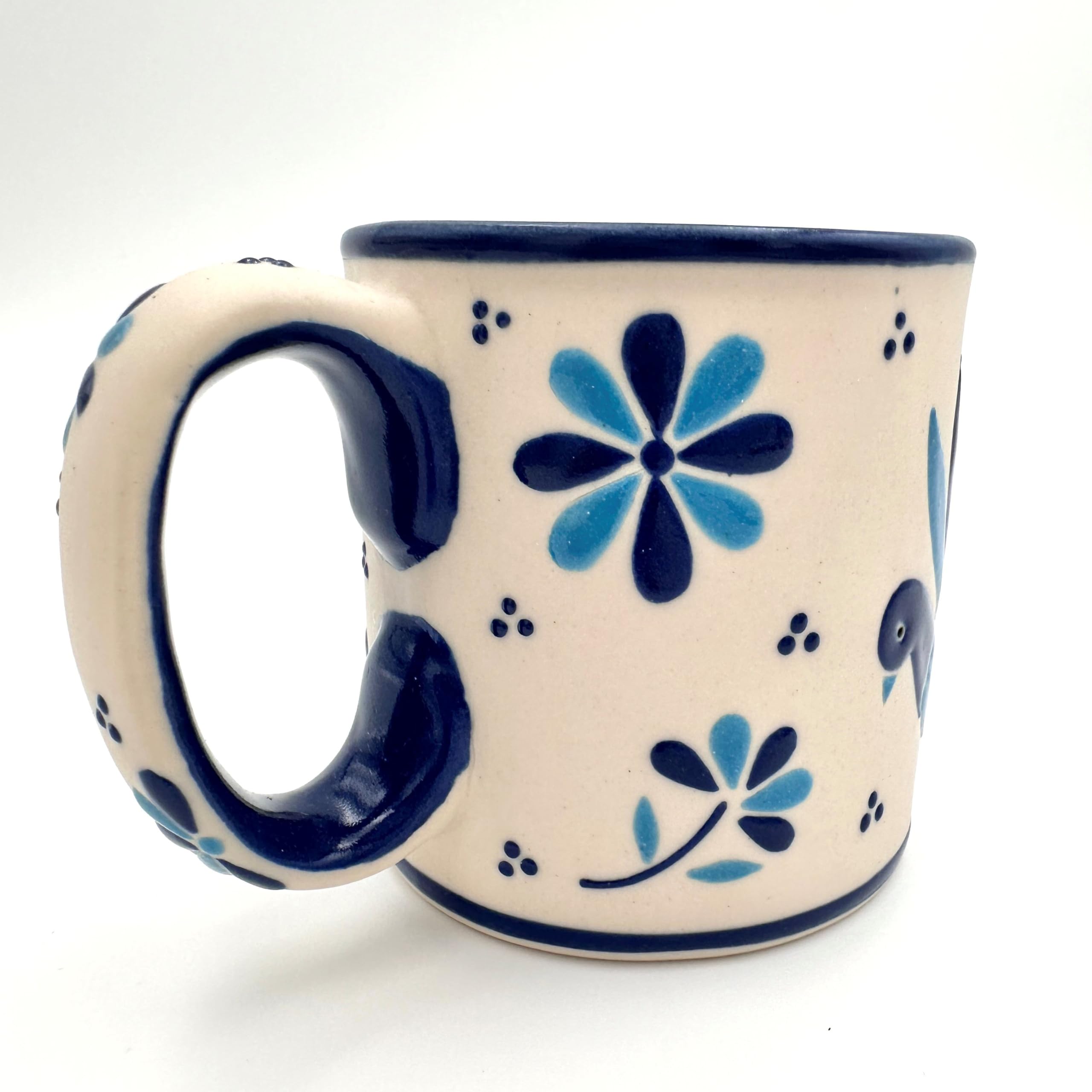 Javier Servin 陶器製マグカップ Amazon.co.jp: 【 Mexico tableware Art 】メキシコ セルビン焼 カップ