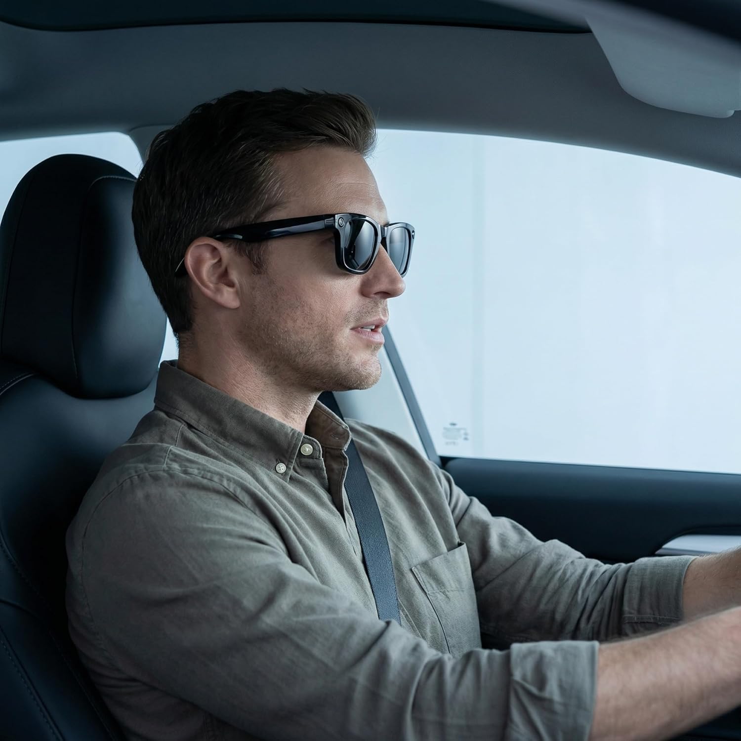 Nexlenz Smart Camera Sunglasses, 8MP POV Video Recording Glasses for Travel, Daily Use & Outdoor Activities, AI Object Recognition, Voice Translation, Bluetooth Audio, Built-in Storage