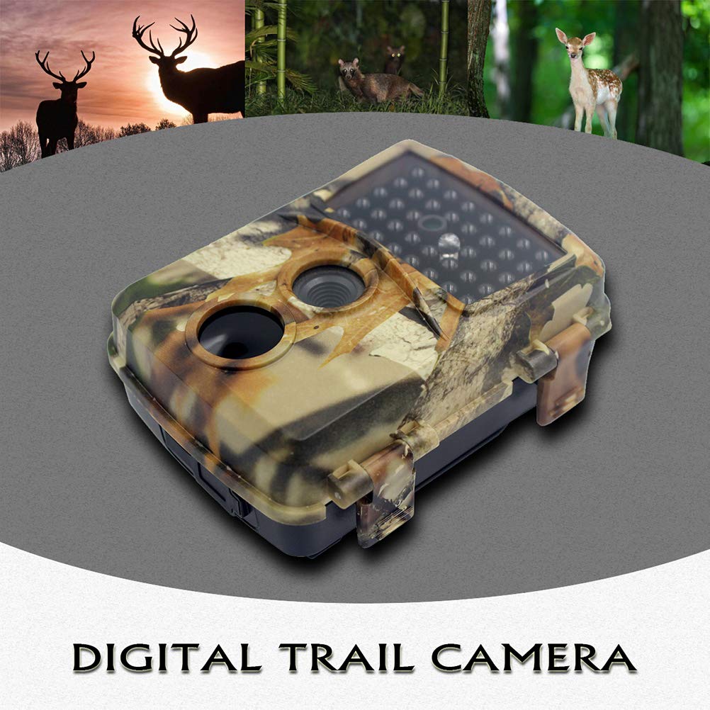 MAXDONE Fotocamera Per Animali Selvatici 4K 64MP Con Wi-Fi E Bluetooth, Visione Notturna A 20m, Sensore Di Movimento 0.1s, Batteria 6000mAh, IP66, App Con Scheda 32GB Inclusa