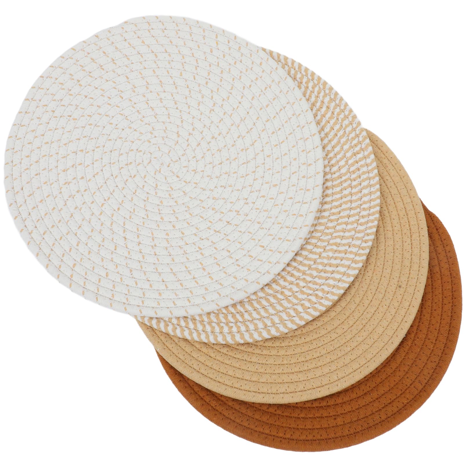 Tapis de table corde contre les taches : lot de 4 protections et dessous de verre cuisine