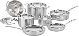 Amazon product image of Cuisinart Cuisinart Stainless Steel Pots and Pans Set