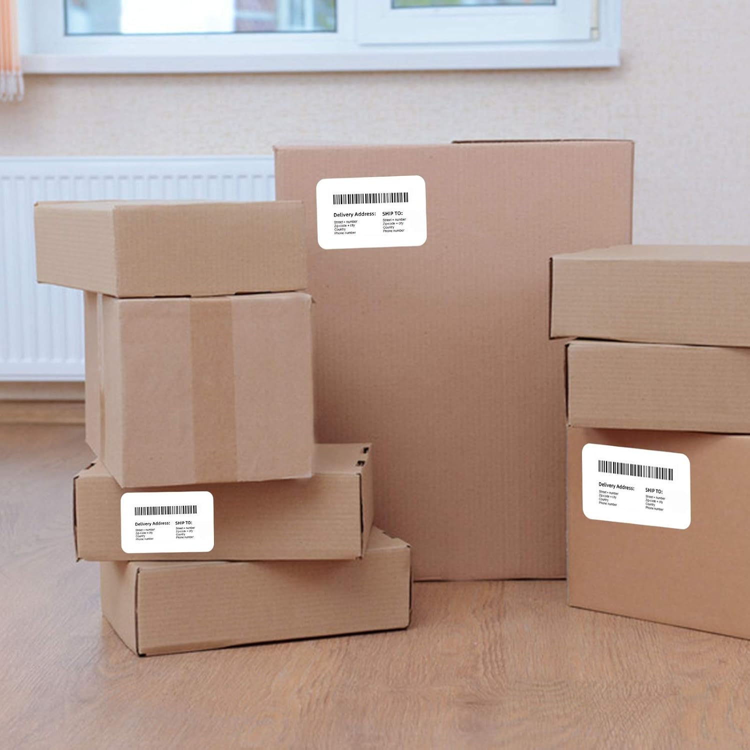 3600 Labels Replacement Compatible for Dymo 30256 2-5/16" X 4" Shipping Labels (Not for Dymo 550, 5XL), LabelChoice 12 Rolls Direct Thermal Labels Used with Labelwriter 450,450 Turbo, 4XL - Image 5