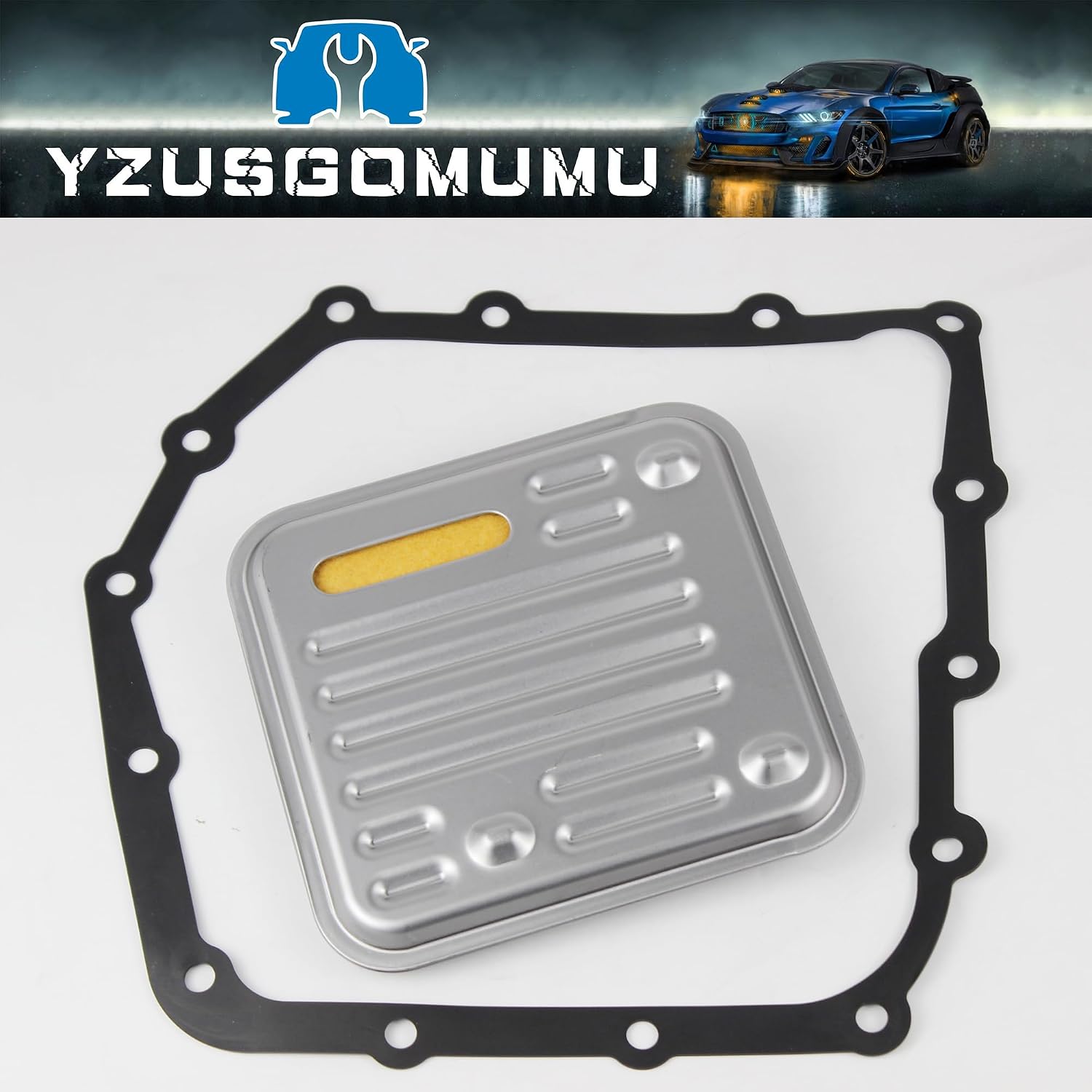 Automatic Transmission Filter Oil Pan Gasket Kit Compatible with 1982-2019 Dodge Journey Avenger Mitsubishi Eclipse Plymouth Breeze Chrysler Town Country Eagle Talon Replaces 4504048 58934