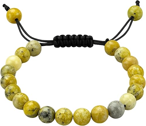 Miniatura 177 de Amazing Gemstone Crystal Bracelet for Women Men's Gifts - Protection Healing Crystal Bracelet - 8mm Gemstone Beaded Adjustable Bracelet Pulseras