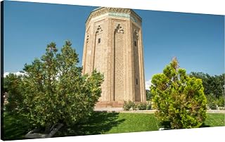 Canvas Wall Art for Living Room Bedroom Azerbaijan Maiden's Tower Baku Airport Big Large Wall Art Decor Framed Painting Wall Pictures Prints Artwork Office