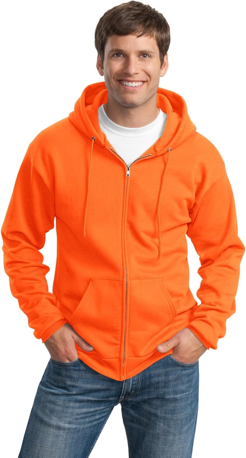 Port & Company Men's Tall Ultimate Full Zip Hooded Sweatshirt