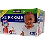 Kirkland Signature Diapers Size 6 Quantity 120