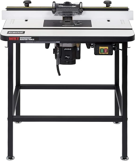 Trend Workshop Router Table, Free Standing, Adjustable Fence, Dust Port