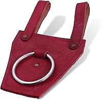 Vista 17 de Armory Replicas - Soporte de hacha de batalla vikingo medieval forjado a mano - Funda de cinturón de arma de cuero bovino funcional para disfraz