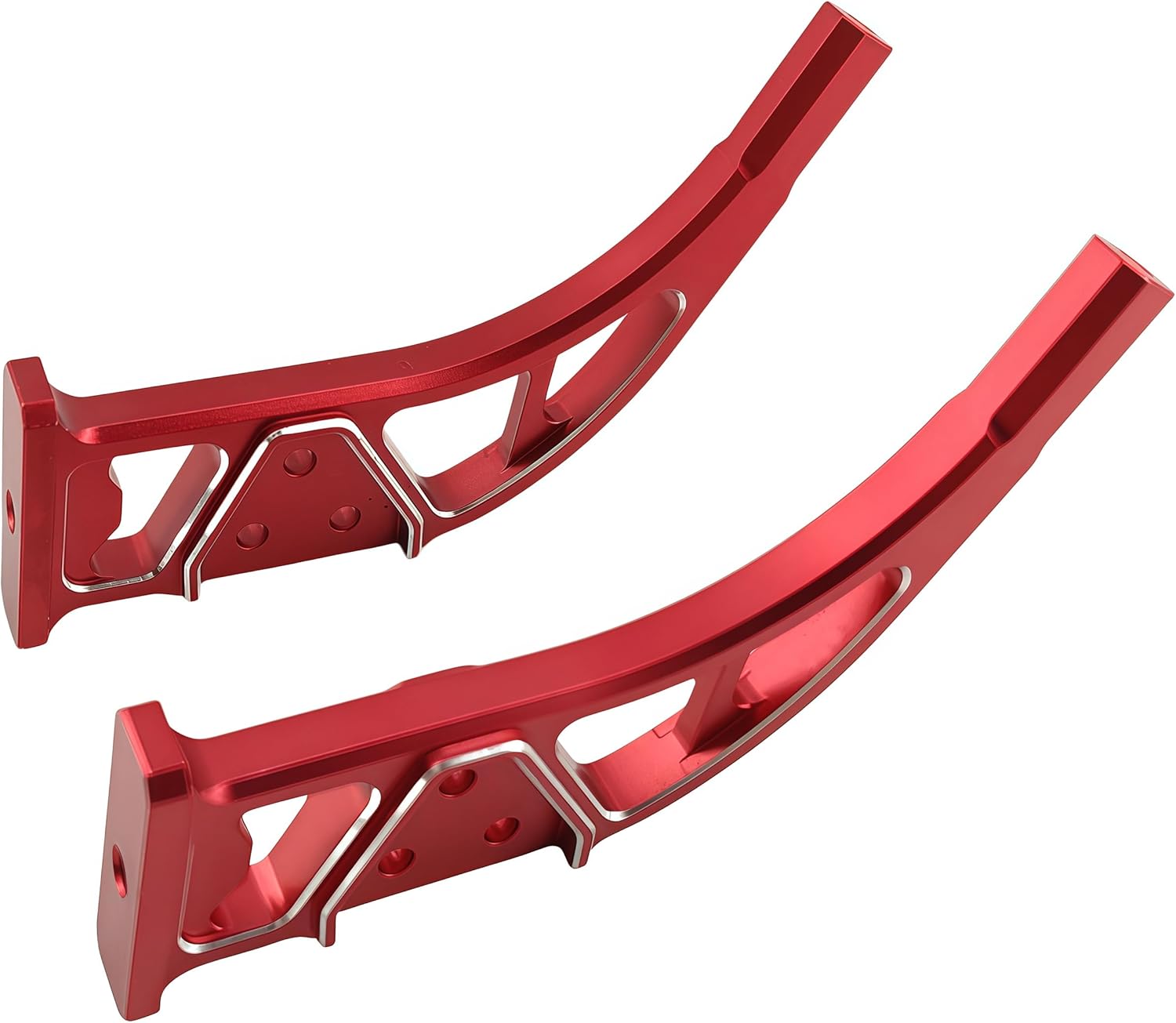 Aluminum Alloy Rear Wing Support for Arrma 1/7 Infraction, Limitless, Felony 6S BLX RC Cars – Upgrade Parts, Frame Diffuser Support (ARA320519)