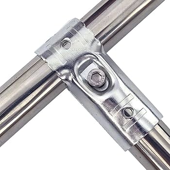 4x T-Klemmen Für Rohre 32mm - Stabile Verbinder Für Zäune & Konstruktionen
