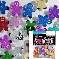 Vista 3 de Confeti Gingerbread Man Yummy Mix - 2 bolsas de media onza (1 oz) #9710 Q01
