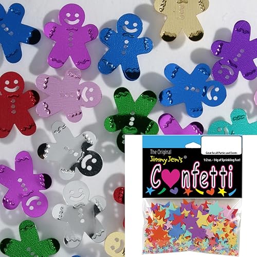 Miniatura 3 de Confeti Gingerbread Man Yummy Mix - 4 bolsas de media onza (2 onzas) #9710 Q02