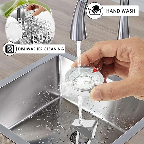 Miniatura 5 de 8.5 Turkey Fryer Thermometer with Pot Clip (2 Pack), 2" dial Candy Thermometer with Pot Clip, Oil Thermometer deep Fry for Cooking Tall pots,