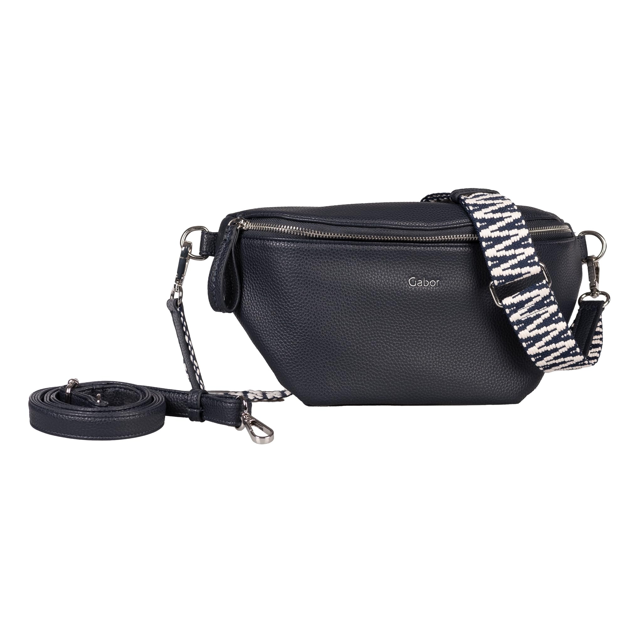 Gabor Bags Women's Silena 004209 Crossover Body Bag, Blue, S, 004209