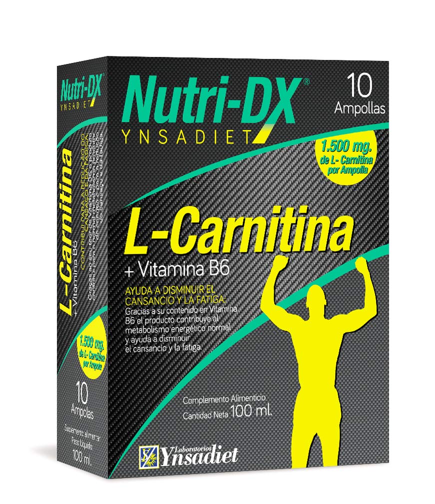 ampollas l carnitina mercadona YNSADIET + Vitamina B6 Ampollas Carnitina 20% Lipolítico: Efecto