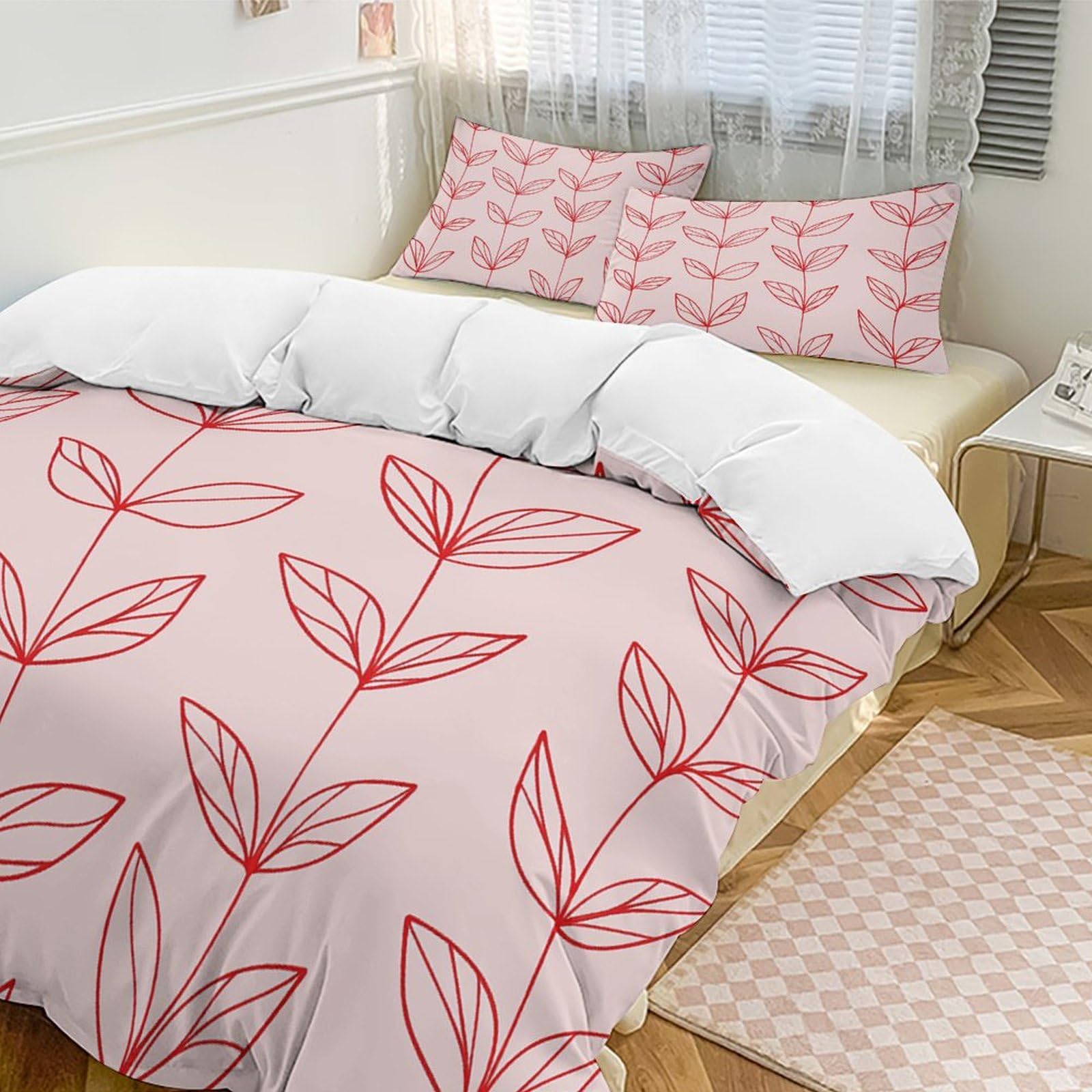 Parure de lit microfibre 228x228 cm idéale pour des nuits douces en toute saison