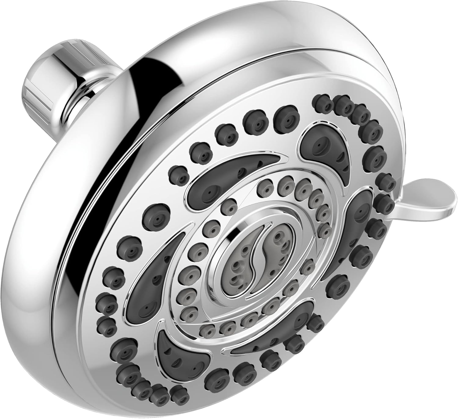 Delta 75784 Universal Shower Head, Chrome, 7 Settings, Modern Style, Round Shape