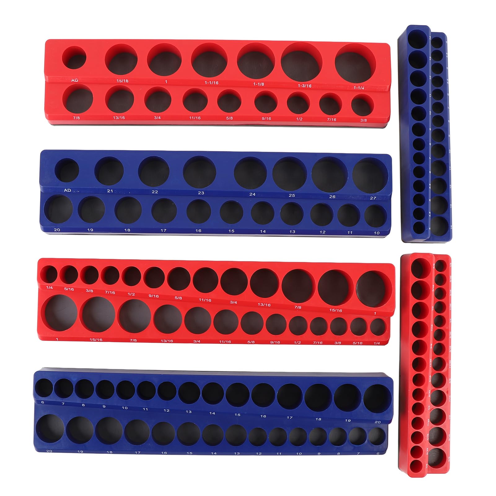 Generic Zestaw Magnetycznych Uchwytów do Gniazdek Silny Magnetyczny Organizer do Gniazdek dla Profesjonalnego Warsztatu Mechanicznego 6 szt. Trwały PPS