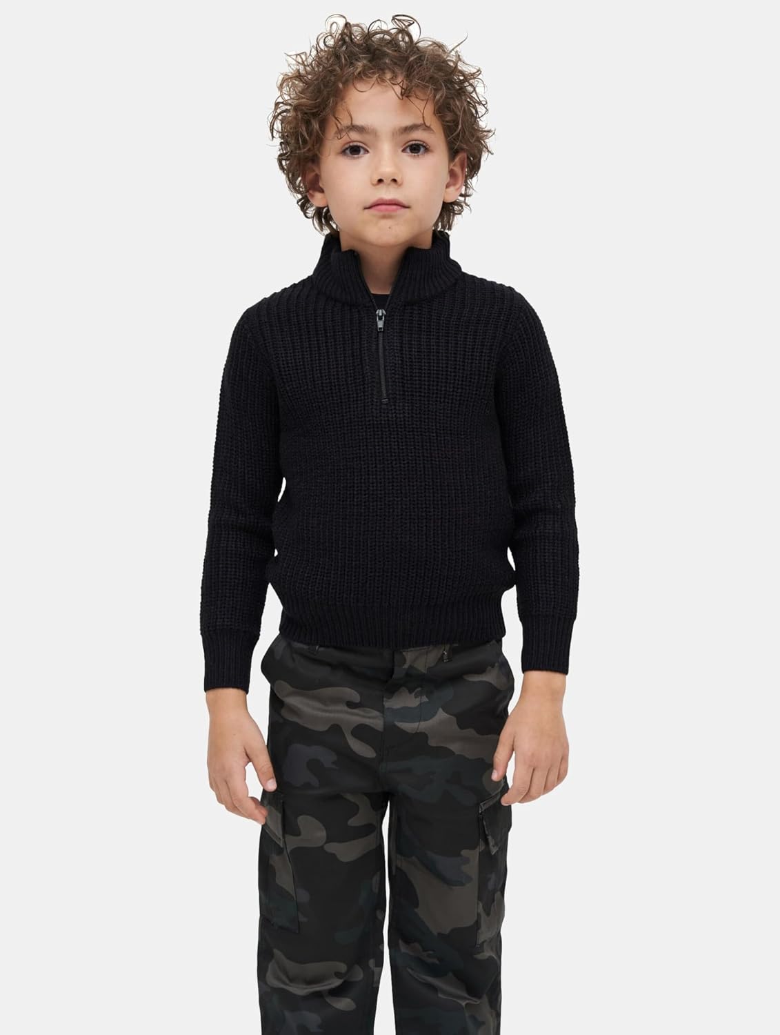 Brandit Kids Marine Pullover Troyer Olive
