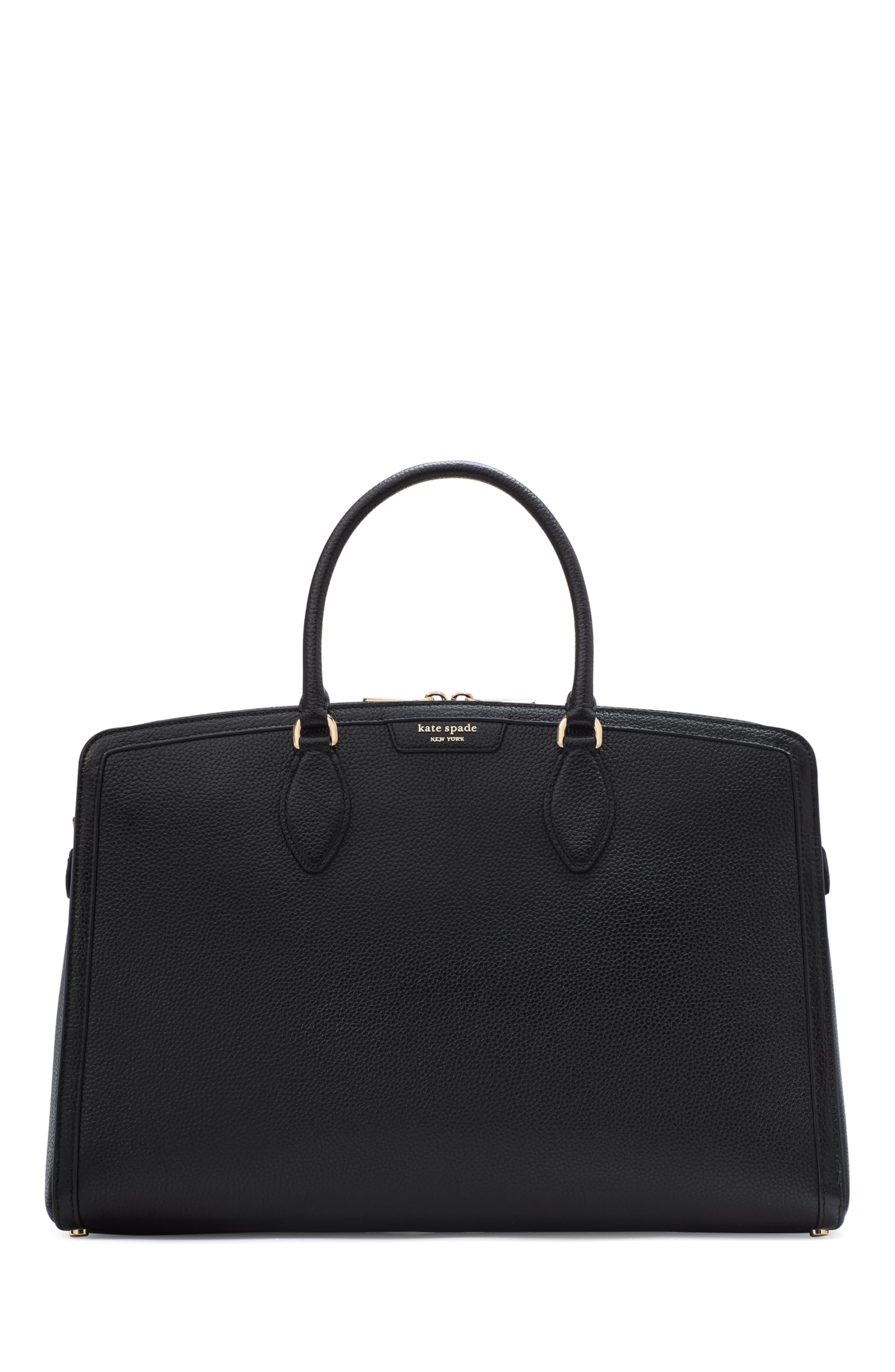kate spade new york Hudson Pebbled Leather Commuter Laptop Bag, Black