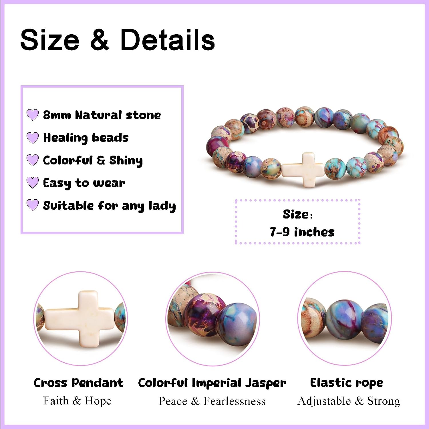 JoycuFF Teen Jewelry Bracelets for Teen Teenage Gifts Ideas Trendy Stuff, 6 8 9 10 11 12 13th 16 Year Old Birthday East Christmas Gifts