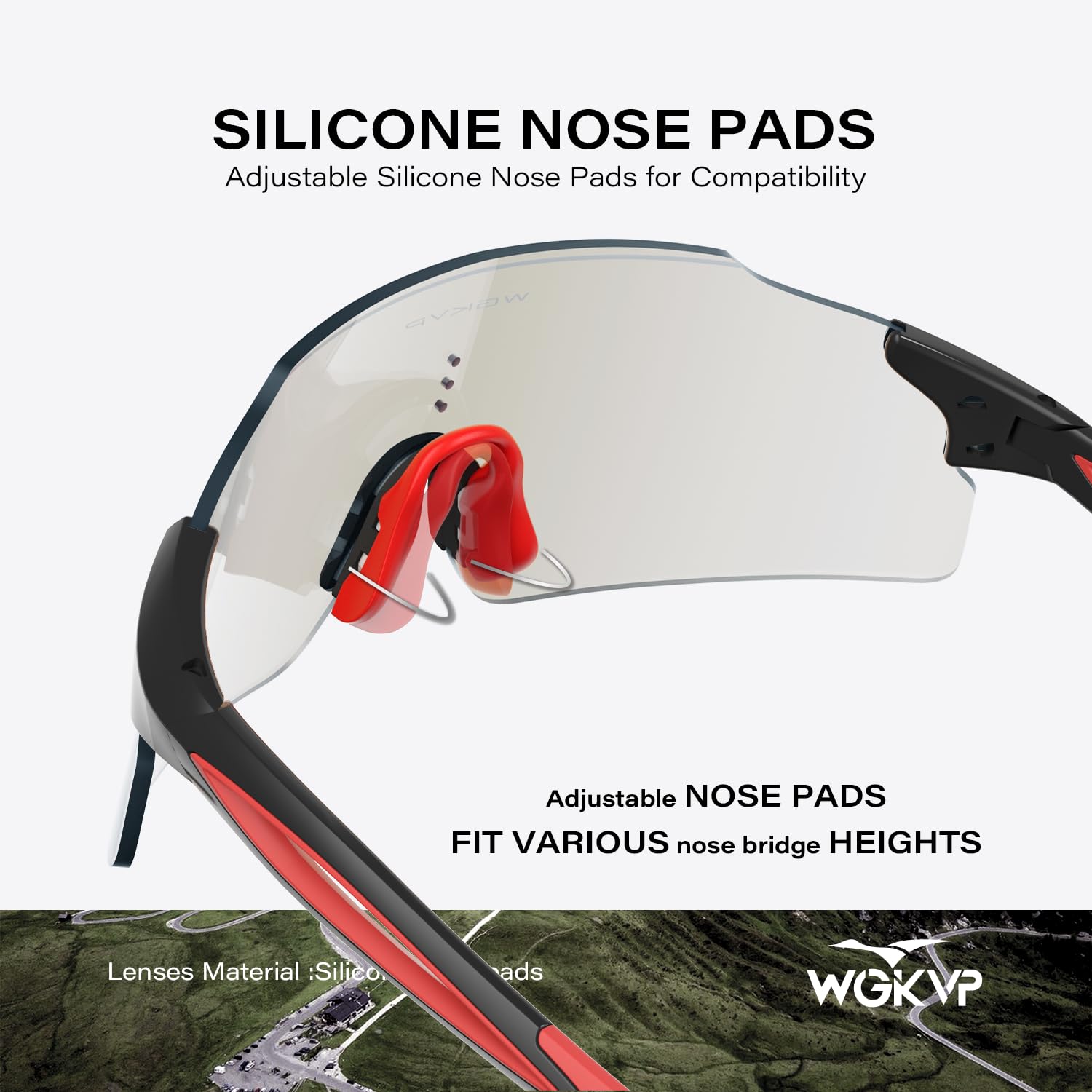 Gafas de sol deportivas polarizadas fotocromáticas sin marco para hombres y mujeres, para conducir, pescar, ciclismo, montaña, protección UV400