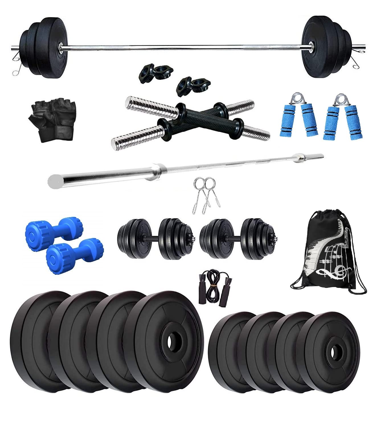 Health Fit India Home Gym Exercise Set 30 Kg