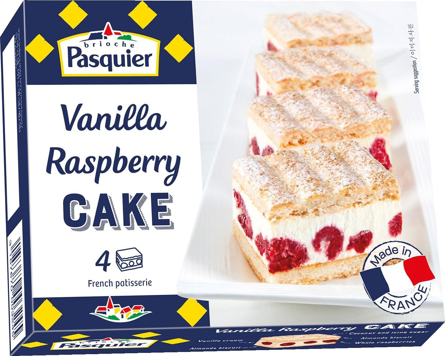 【Pasquier】バニラ・ラズベリーケーキ &times;２箱