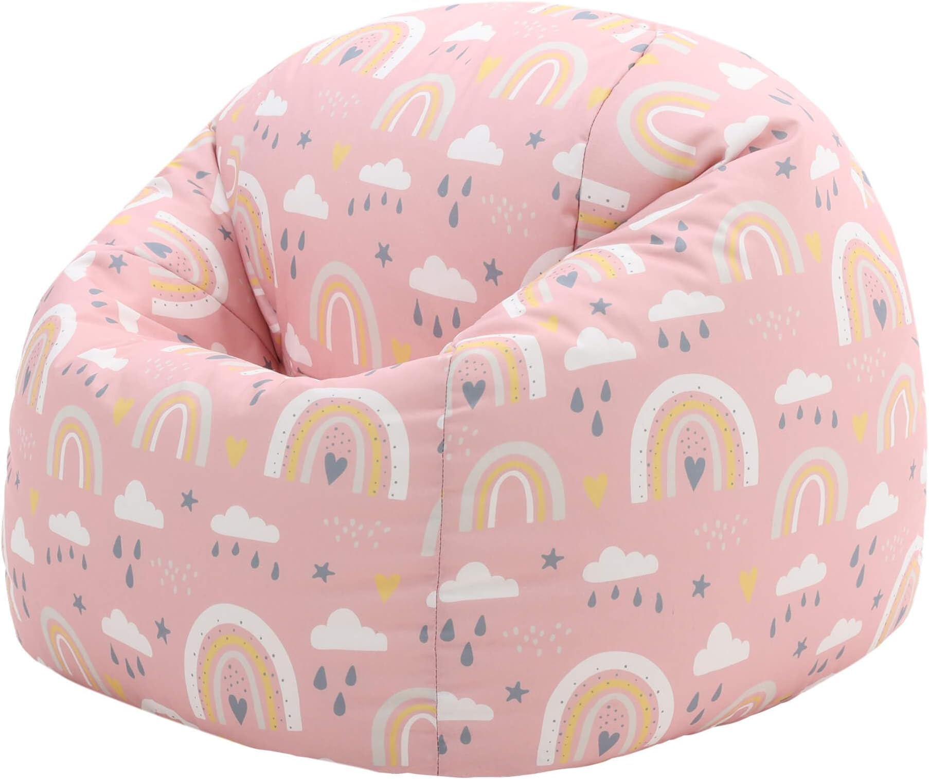 icon Rainbow Kids Bean Bag, Kids Bean Bag Chair with Filling Included for Girls and Boys, Childs Chair, Beanbags for Children, Nursery Décor, Playroom Décor, Bedroom Accessories