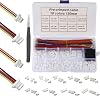 Jst SH1.0mm Connector Kit Premium Pre-Crimped Cable SPRacing F3 Omnibus F4 Pro F7 Racing Drone Wire Kit Total 140pcs sh1.0 Connectors and 250pcs 28AWG Cable 150mm Wire in 10 Colors