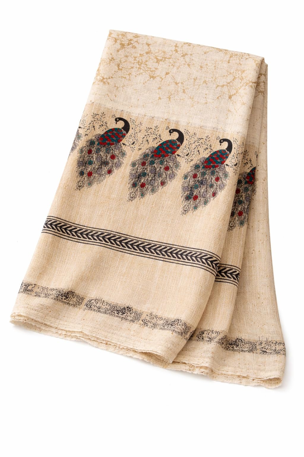Art Silk Kalamkari Printed Dupatta for Women-image-23